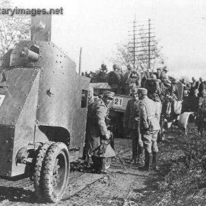 Fiat armoured car in Finnish use in autumn 1920
