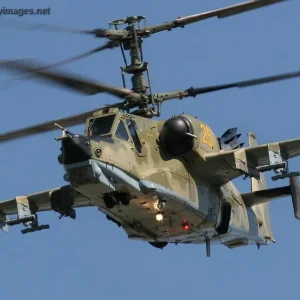 Russian Ka-50 Black Shark Attack Helicopter