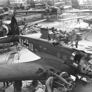 Heinkel He111 Production Line