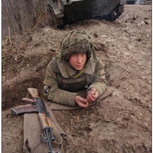 BTR-D armour in Grozny 1999
