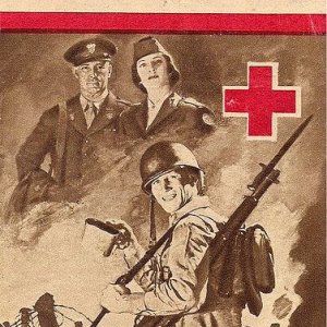 War propaganda poster, Red Cross