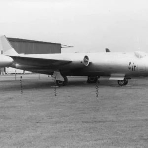 73 Sqn Canberra T.4 WJ566 at Hawarden, 15 Sep 56