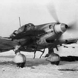 Ju87 Stuka In Winter