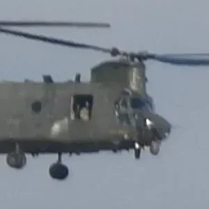 Chinook Over Cheadle, Staffs