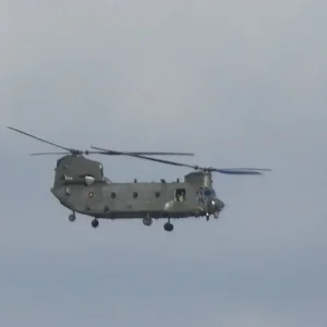 Chinook Over Cheadle, Staffs