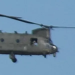 Chinook Over Cheadle, Staffs