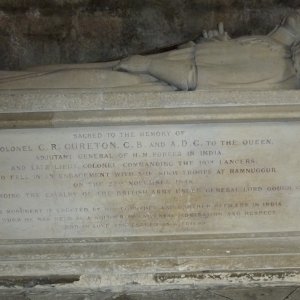 Colonel Charles Robert Cureton, St Mary the Virgin, Shrewsbury