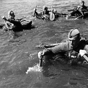 Russian Infantry Wading