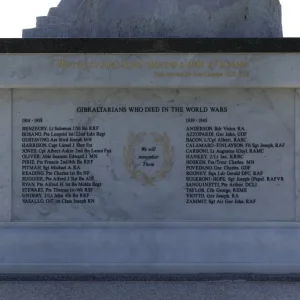 Gibraltar War Memorial, At Alrewas