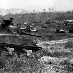 British 6th Armoured Div - Gustav Line-Italy-May 1945