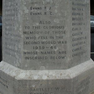 Winchcombe, War Memorial, Glos