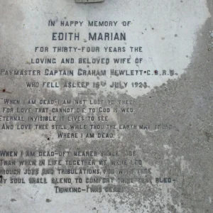 Edith Marian HEWLETT