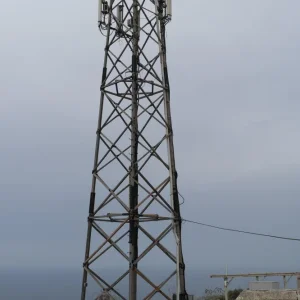 Fort Madalena, Malta. Views  Wooden mast