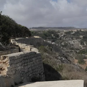 Victoria Lines at Mosta Bride Public Gardens, Malta