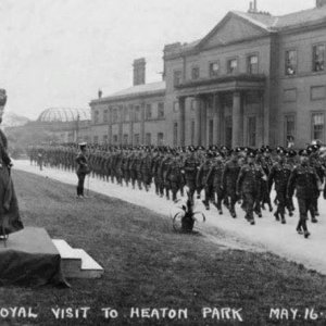 Royal Visit To Heaton Park, Manchester  WW1