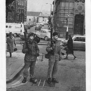 Glosters In Londonderry. A Company. Cpl Howells At Magazine Gate