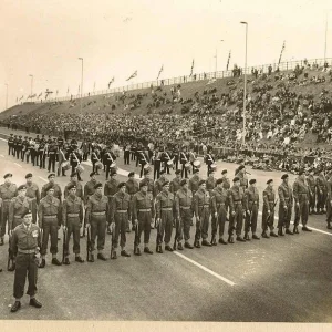 Glosters On The Severn Bridge When It Was Opened