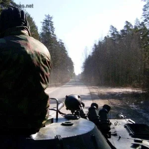 On the road - Finnish BMP-1