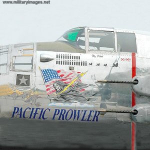 B-25 Pacific Prowler nose art