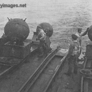 Laying mines into Gulf of Finland
