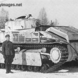 T-28 m 1938, in Varkaus in spring 1940