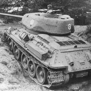 T-34/85 at Parolannummi in summer 1952