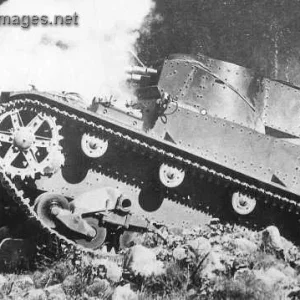 Vickers-Armstrongs 6 Ton Tank in manoeuvres