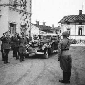 Himmler has arrived to HQ in Mikkeli in July 1942