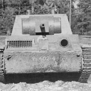 T-38/KV at Parolannummi in summer 1945