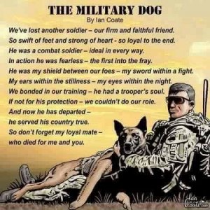 Military Dog Poem