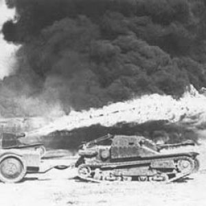 Italian L3 flamethrower, WW2