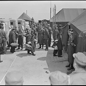 1953 April 21, At Panmunjom, Korea, POW's Recently Repatriat