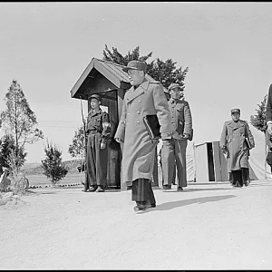 1953 April 10, At Panmunjom, Korea, Exchange Site, Major Gen