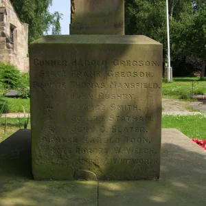 ETWALL WAR MEMORIAL WW1 DERBYSHIRE