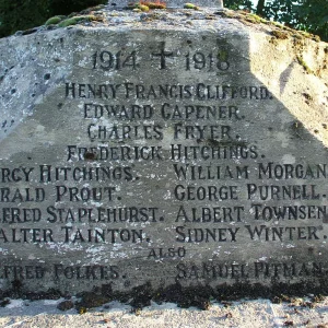 FRAMILODE WAR MEMORIAL WW1