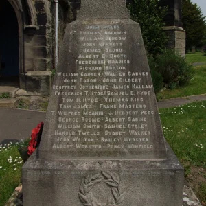 HARTSHORNE WAR MEMORIAL DERBYSHIRE