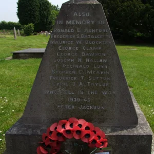 HARTSHORNE WAR MEMORIAL DERBYSHIRE