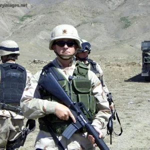 Maj. Matthew Conlan shortly before the mine explosion