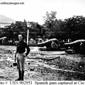 Spanish guns captured at Cavite