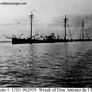 Wreck of the Spanish cruiser Don Antonio de Ulloa