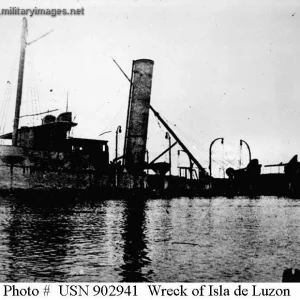 Wreck of the Spanish cruiser Isla de Luzon