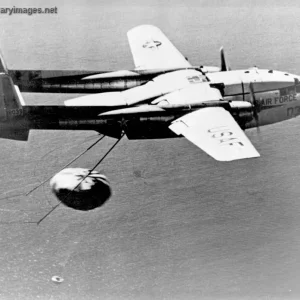 C-119J recovers a CORONA Capsule