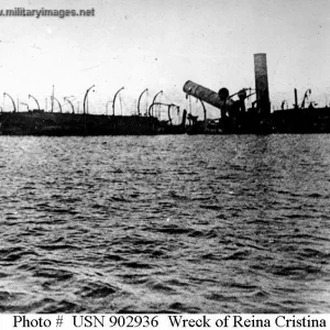 Wreck of the Spanish cruiser Reina Cristina