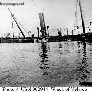 Wreck of the Spanish cruiser Velasco