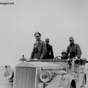 Gen. Erwin Rommel with the 15th Panzer Division