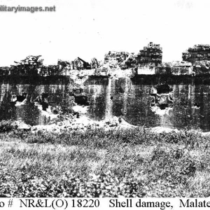 Effects of bombardment delivered by Navy