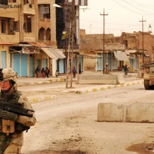Combat patrol in Tall Afar, Iraq