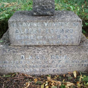 Albert Edward (Eddie)  HALE Inscription