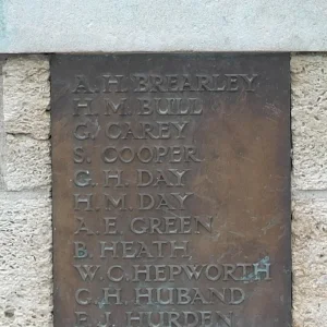 EVESHAM WAR MEMORIAL, WORCESTERSHIRE   WWI  (B)