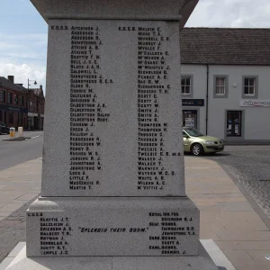 Annan War Memorial, Dumfriesshire.